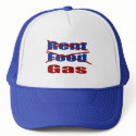 rent food gas hats