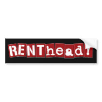Renthead Bumpersticker