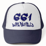 Rep Bakersfield (661) Trucker Hats