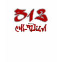 Rep Chi-Town (312) t-shirts