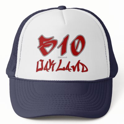 Rep Oakland (510) trucker hats