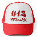 Rep Pittsburgh (412) hats