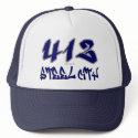 Rep Steel City (412) hats