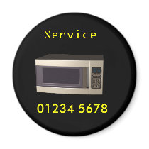 Repair - microwave service tag magnets