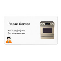 Repair Service label labels