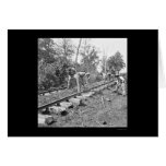 Repairing the Railroad Track in Tennessee 1863 Cards