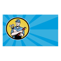 repairman serviceman holding ac manifold gauge wre business card template