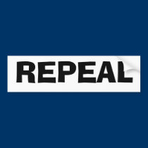 REPEAL bumper stickers