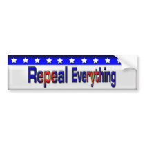 Repeal Everything Bumper Sticker