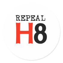Repeal H8 stickers by gayshirts Repeal H8 stickers
