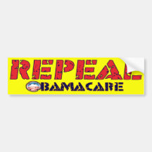 REPEAL OBAMA CARE BANDAID BUMPER STICKERS