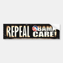 REPEAL OBAMA CARE OBAMACARE BUMPER STICKERS