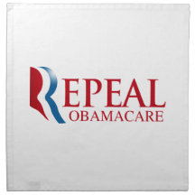 REPEAL OBAMACARE -.png Printed Napkins