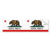 Repeal Prop 8 - California Double Bear bumper stickers by RepealProp8 Repeal Prop 8 - California Double Bear bumper stickers