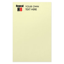REPEAL PROP 8 / REPEAL H8 stationery