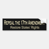 Repeal the 17th Amendment bumper stickers