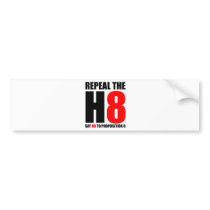 Repeal the H8- Say NO to Proposition 8 bumper stickers by WildeWear Repeal the H8- Say NO to Proposition 8 bumper stickers