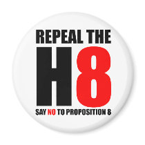Repeal the H8- Say NO to Proposition 8 magnets