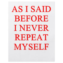 REPEAT myself flyers