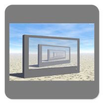 Repeating Monitor stickers