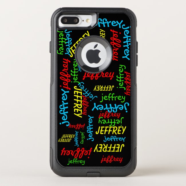 Repeating Names OtterBox Commuter iPhone 7 Plus