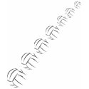 Repeating Volleyballs t-shirts by VolleyballTees Repeating Volleyballs t-shirts