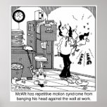 Repetitive Motion Head Banging Posters