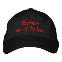 Rephaim Embroidered Hats