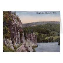 Repisa a lo largo del río de Kentucky Tarjeton