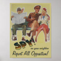 Report All Opposition Political Satire Posters