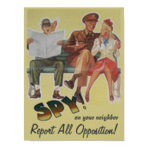 "Report All Opposition" posters