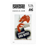 Report Dog Bites 1941 WPA Stamps
