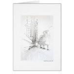 Report map design Hanover landscape Greeting Card