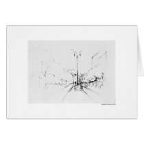 Report map design Hanover landscape Greeting Card