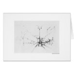 Report map design Hanover landscape Greeting Card