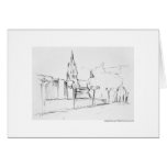 Report map design Hanover landscape Greeting Cards