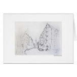 Report map design Hanover landscape Greeting Card