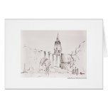 Report map design Hanover landscape Greeting Card