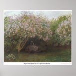 Repos sous les lilas 1872 by Claude Monet Posters