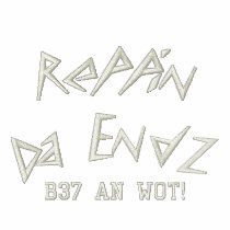 Reppin Da Endz B37 and wot Embroidered Shirt embroidered shirts