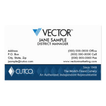 Representative & Manager Business Cards