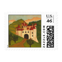 Represente los sellos de un castillo del cuento