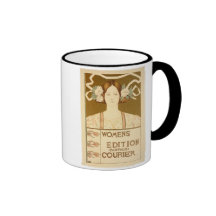 Reproduction of a poster advertising the 'Women's Coffee Mug