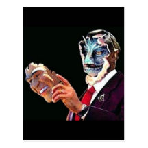 reptilian post card