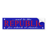 Republic Bumper Sticker bumper stickers