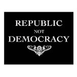 Republic not Democracy Postcards