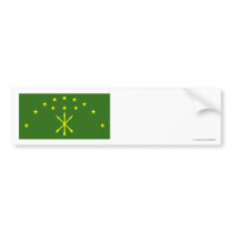Republic of Adygea Flag Bumper Sticker