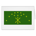 Republic of Adygea Flag cards
