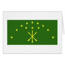 Republic of Adygea Flag cards