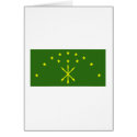 Republic of Adygea Flag cards by Vexillophile Republic of Adygea Flag cards